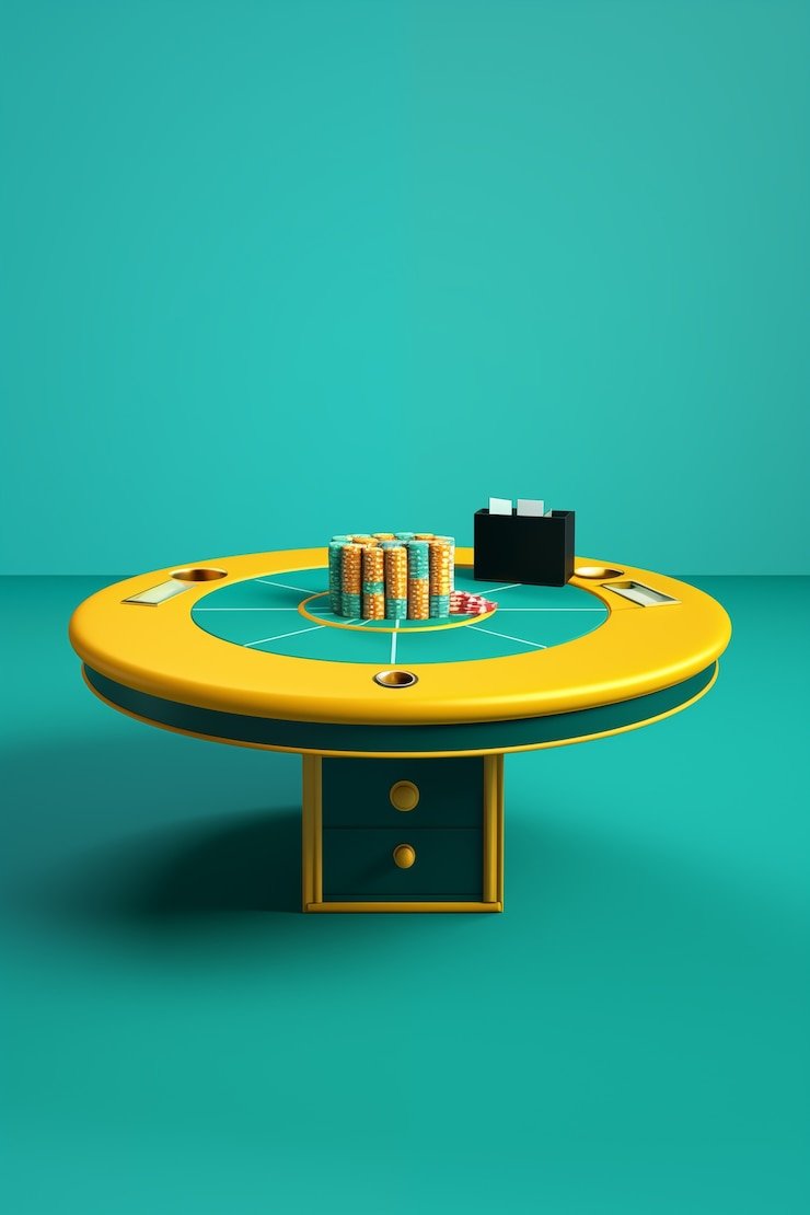 Live dealer studio with roulette and baccarat tables